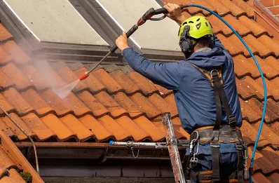 Démoussage et hydrofuge de toiture à Mancenans